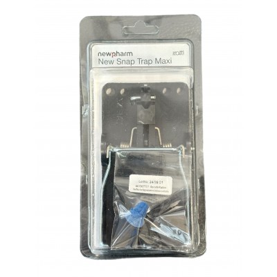 NEWPHARM NEW SNAP TRAP MAXI TRAPPOLA PER TOPI CON ATTRATTIVO PZ. 1