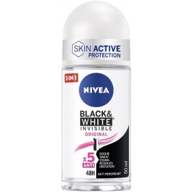 NIVEA DEODORANTE ROLL ON BLACK & WHITE INVISIBLE ORIGINAL ML. 50