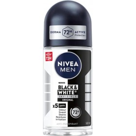 NIVEA DEODORANTE ROLL ON MEN BLACK & WHITE INVISIBLE ORIGINAL ML. 50