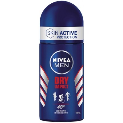 NIVEA DEODORANTE ROLL ON MEN DRY IMPACT ML. 50
