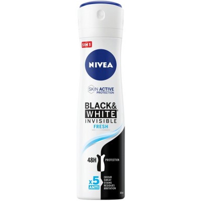 NIVEA DEODORANTE SPRAY BLACK & WHITE INVISIBLE FRESH ML. 150