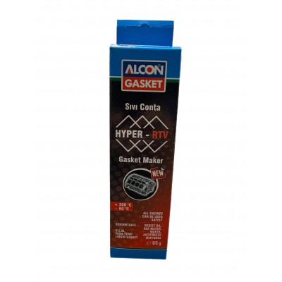 ALCON SILICONE SIGILLANTE GUARNIZIONI RTV NERO ALTA TEMPERATURA GR. 90