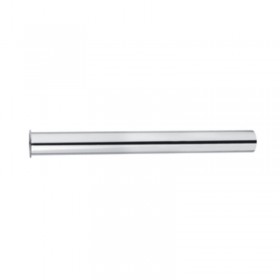 CANOTTO DIRITTO CON CARTELLA IN OTTONE CROMATO MM. 32x250