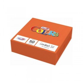 DOPLA COLOR ARANCIO TOV.LI 33X33 2V 50PZ