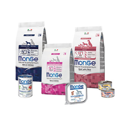 Monge food for Cats and Dogs